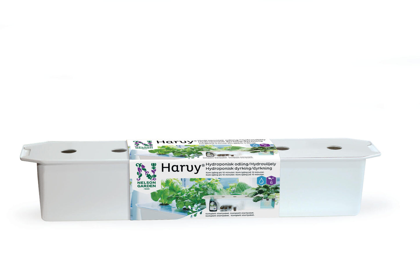 Harvy 6 startpakke, hydroponisk dyrking